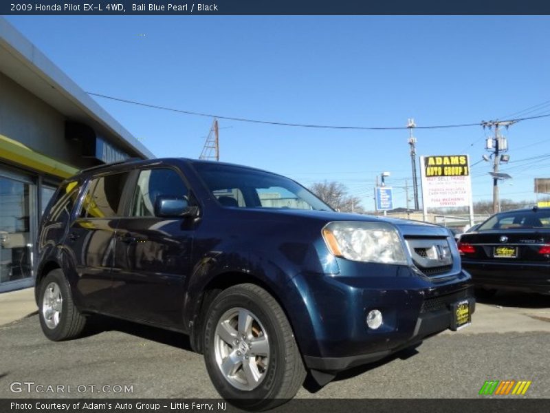 Bali Blue Pearl / Black 2009 Honda Pilot EX-L 4WD