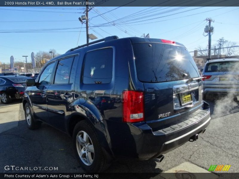 Bali Blue Pearl / Black 2009 Honda Pilot EX-L 4WD