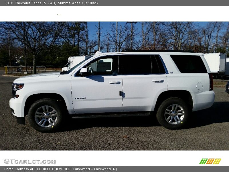 Summit White / Jet Black 2016 Chevrolet Tahoe LS 4WD