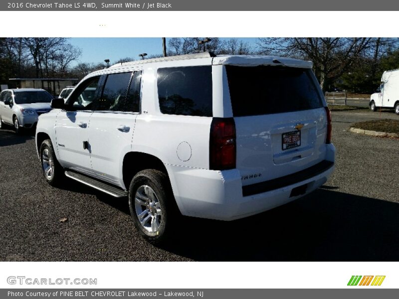 Summit White / Jet Black 2016 Chevrolet Tahoe LS 4WD