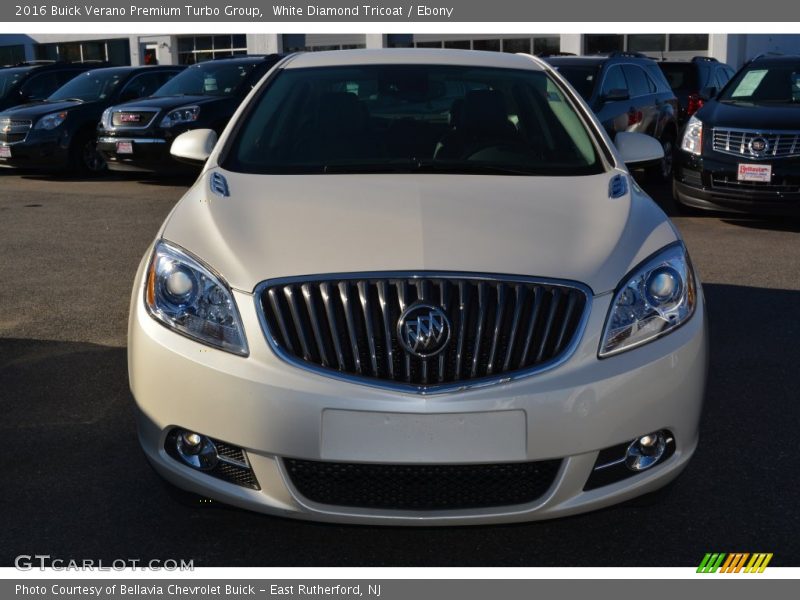 White Diamond Tricoat / Ebony 2016 Buick Verano Premium Turbo Group