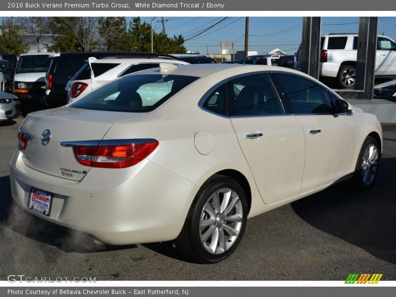 White Diamond Tricoat / Ebony 2016 Buick Verano Premium Turbo Group