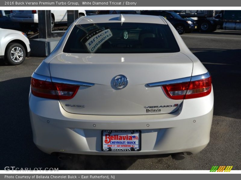 White Diamond Tricoat / Ebony 2016 Buick Verano Premium Turbo Group