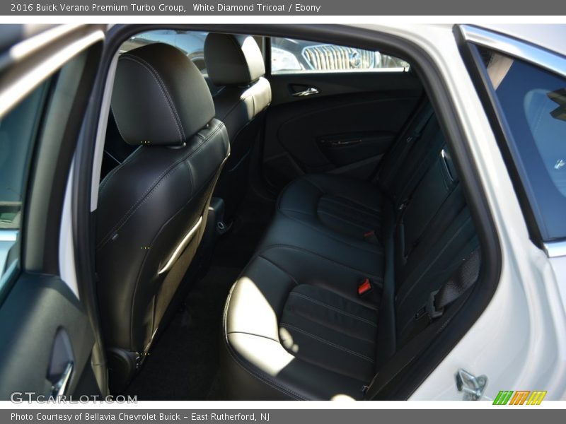 White Diamond Tricoat / Ebony 2016 Buick Verano Premium Turbo Group