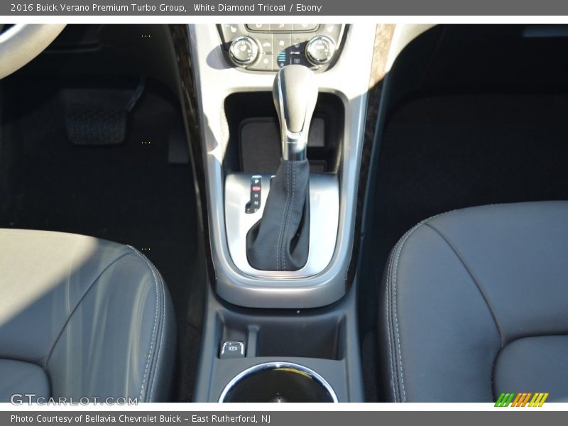 White Diamond Tricoat / Ebony 2016 Buick Verano Premium Turbo Group