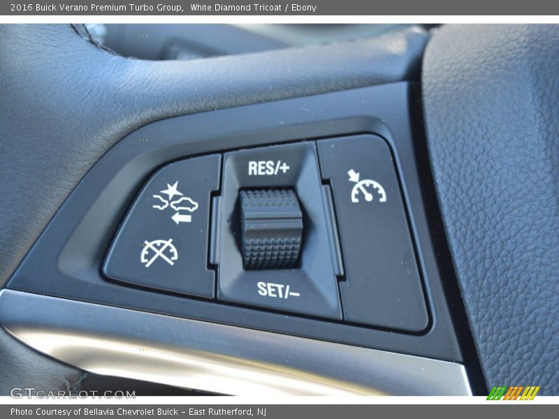 White Diamond Tricoat / Ebony 2016 Buick Verano Premium Turbo Group