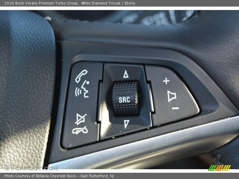 White Diamond Tricoat / Ebony 2016 Buick Verano Premium Turbo Group