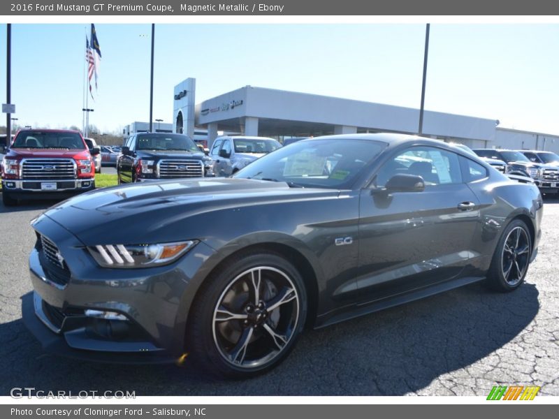 Magnetic Metallic / Ebony 2016 Ford Mustang GT Premium Coupe