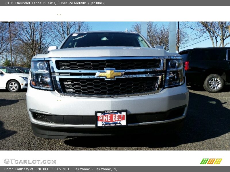 Silver Ice Metallic / Jet Black 2016 Chevrolet Tahoe LS 4WD