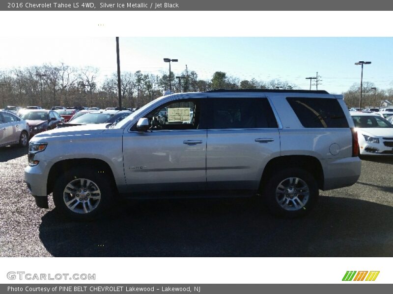 Silver Ice Metallic / Jet Black 2016 Chevrolet Tahoe LS 4WD