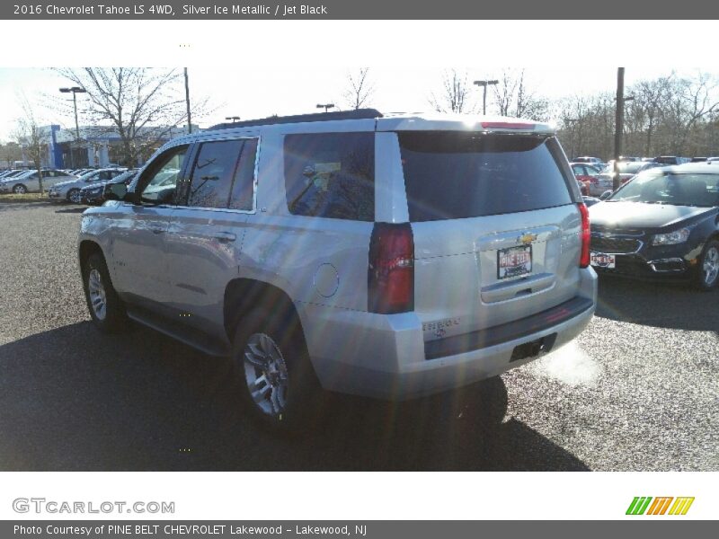 Silver Ice Metallic / Jet Black 2016 Chevrolet Tahoe LS 4WD