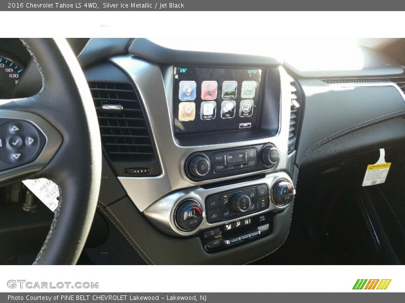 Silver Ice Metallic / Jet Black 2016 Chevrolet Tahoe LS 4WD