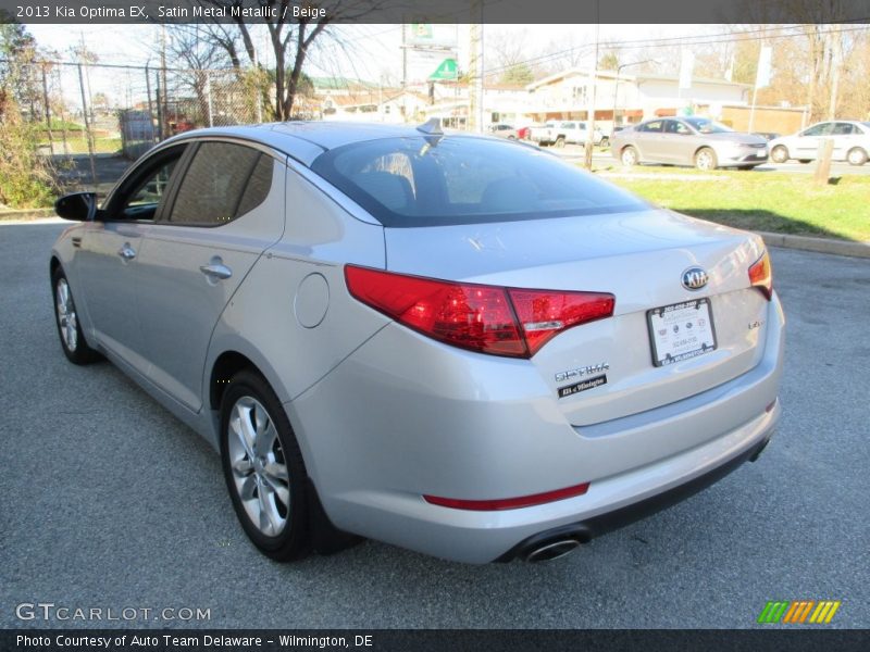 Satin Metal Metallic / Beige 2013 Kia Optima EX