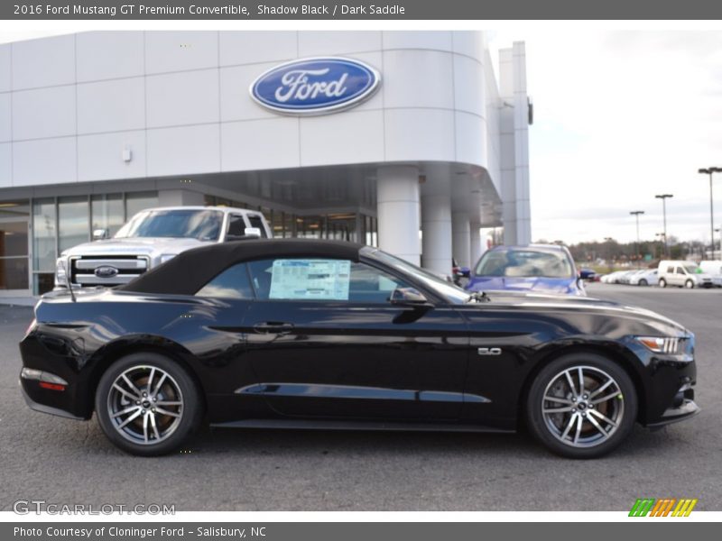  2016 Mustang GT Premium Convertible Shadow Black