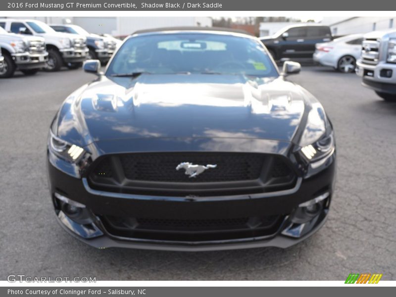 Shadow Black / Dark Saddle 2016 Ford Mustang GT Premium Convertible