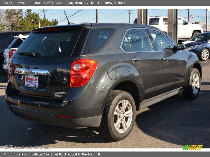 Ashen Gray Metallic / Light Titanium/Jet Black 2013 Chevrolet Equinox LS AWD