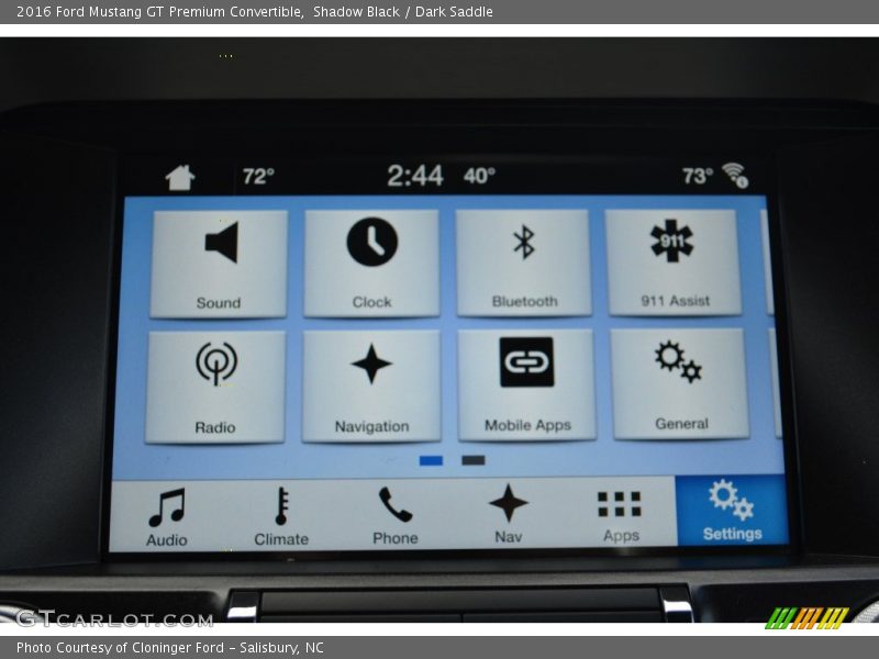 Shadow Black / Dark Saddle 2016 Ford Mustang GT Premium Convertible