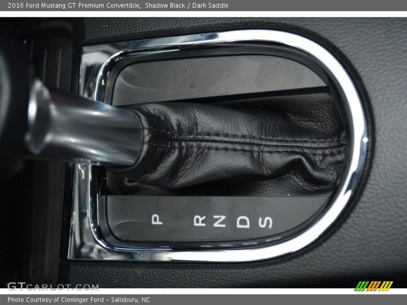 Shadow Black / Dark Saddle 2016 Ford Mustang GT Premium Convertible