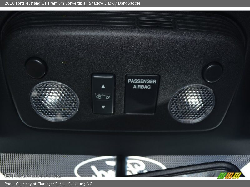 Shadow Black / Dark Saddle 2016 Ford Mustang GT Premium Convertible