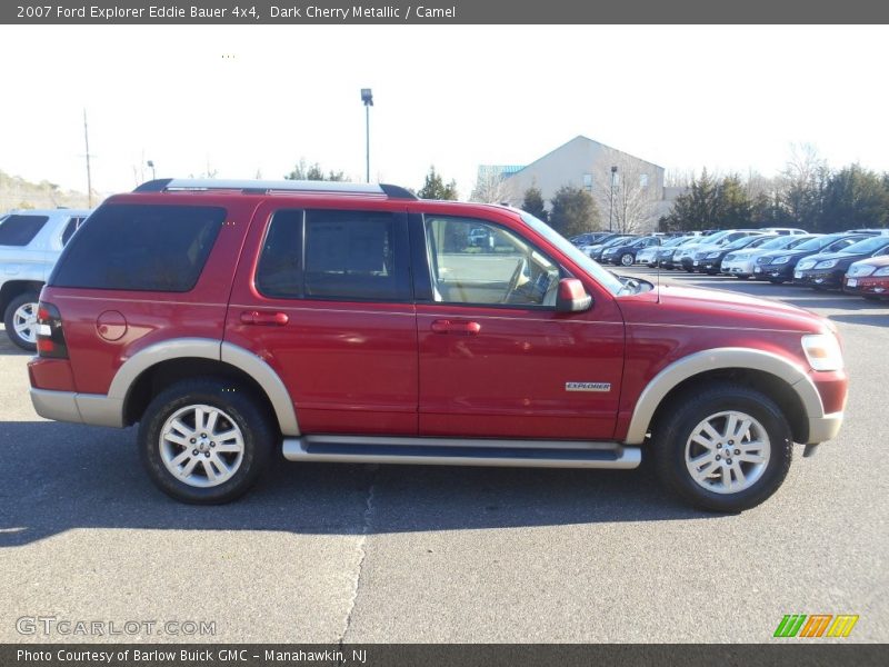 Dark Cherry Metallic / Camel 2007 Ford Explorer Eddie Bauer 4x4