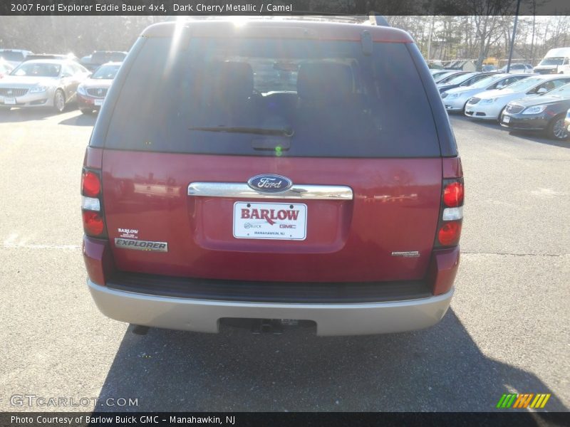 Dark Cherry Metallic / Camel 2007 Ford Explorer Eddie Bauer 4x4