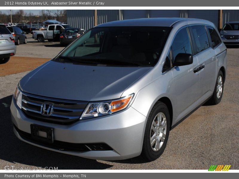 Alabaster Silver Metallic / Gray 2012 Honda Odyssey LX