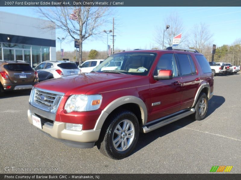 Dark Cherry Metallic / Camel 2007 Ford Explorer Eddie Bauer 4x4