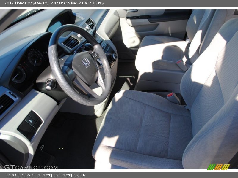 Alabaster Silver Metallic / Gray 2012 Honda Odyssey LX