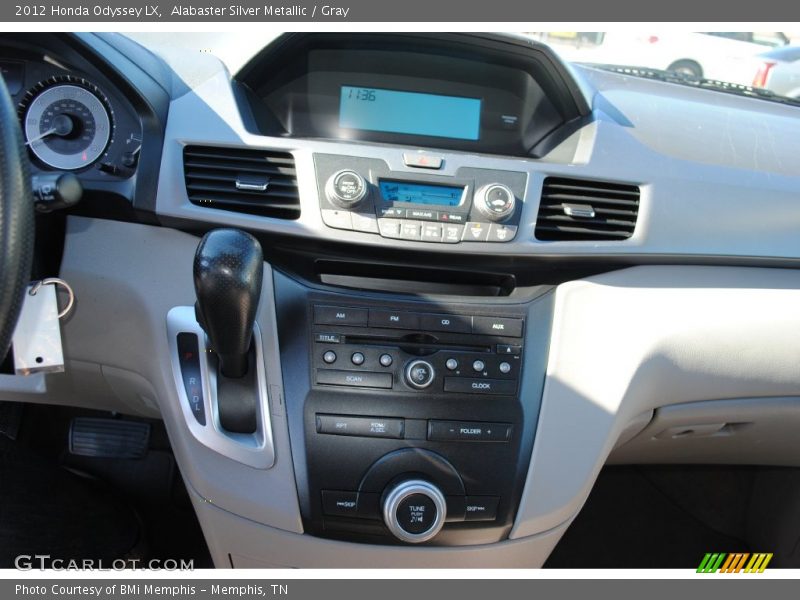 Alabaster Silver Metallic / Gray 2012 Honda Odyssey LX