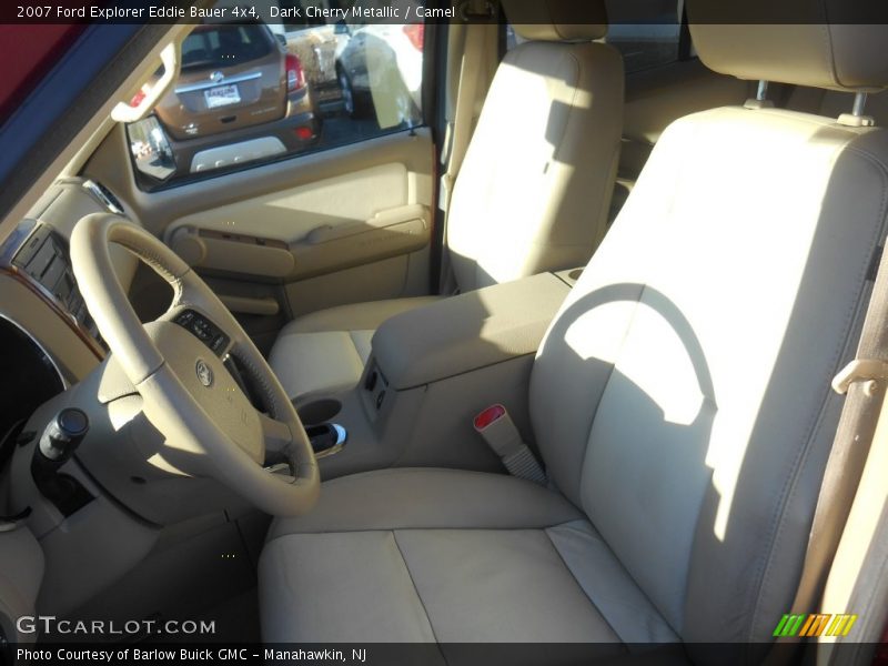 Dark Cherry Metallic / Camel 2007 Ford Explorer Eddie Bauer 4x4