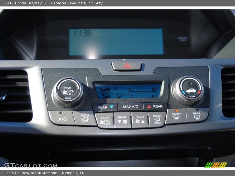 Alabaster Silver Metallic / Gray 2012 Honda Odyssey LX