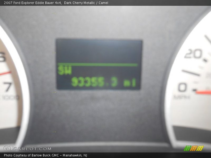 Dark Cherry Metallic / Camel 2007 Ford Explorer Eddie Bauer 4x4