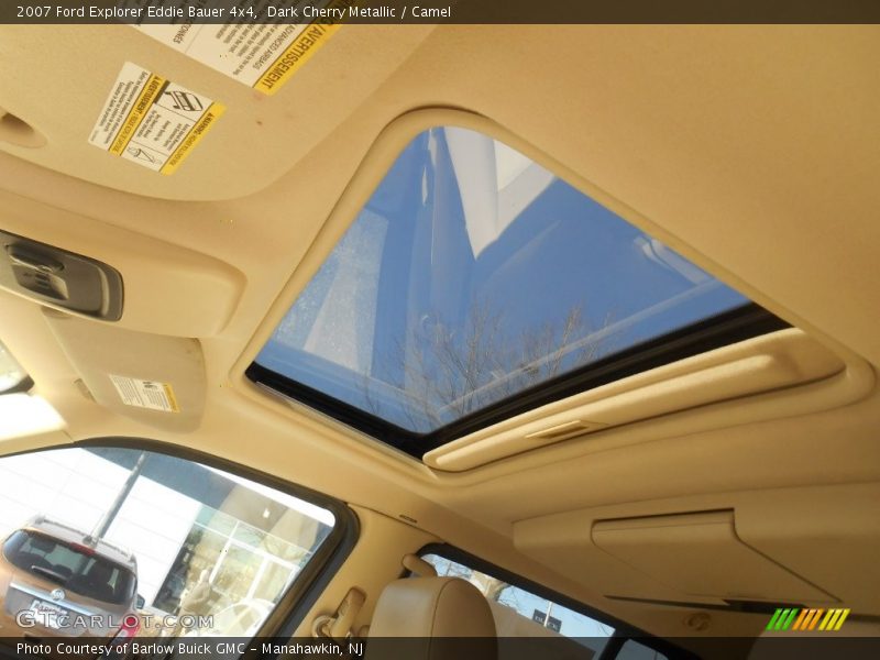 Dark Cherry Metallic / Camel 2007 Ford Explorer Eddie Bauer 4x4