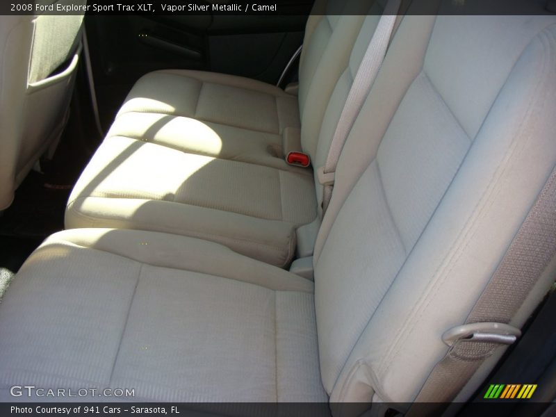 Vapor Silver Metallic / Camel 2008 Ford Explorer Sport Trac XLT