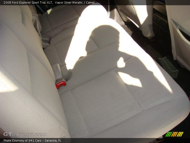 Vapor Silver Metallic / Camel 2008 Ford Explorer Sport Trac XLT