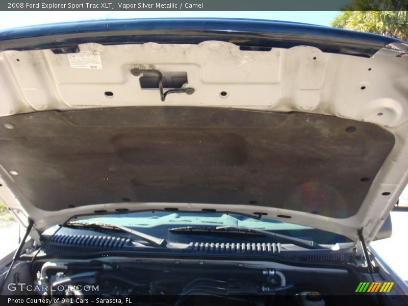 Vapor Silver Metallic / Camel 2008 Ford Explorer Sport Trac XLT
