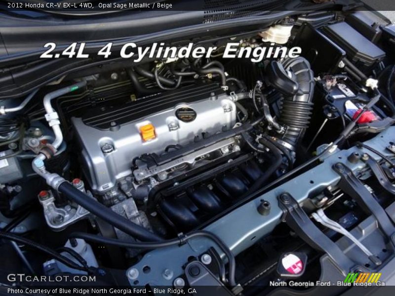 Opal Sage Metallic / Beige 2012 Honda CR-V EX-L 4WD