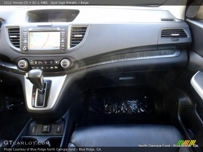 Opal Sage Metallic / Beige 2012 Honda CR-V EX-L 4WD