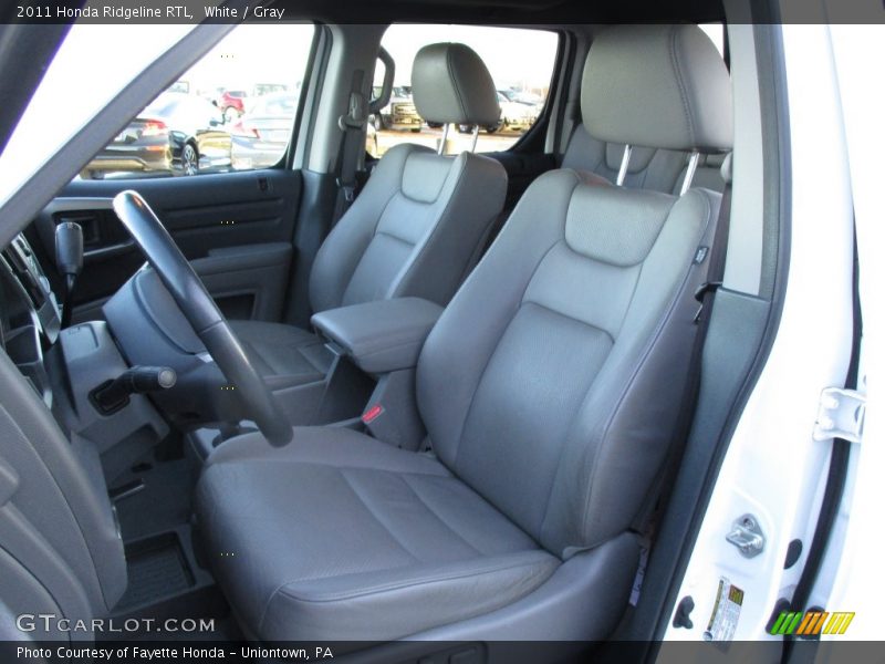 White / Gray 2011 Honda Ridgeline RTL