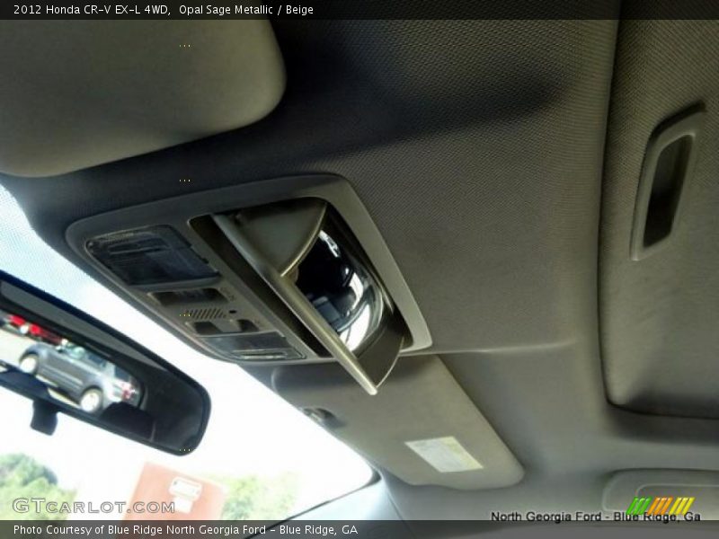 Opal Sage Metallic / Beige 2012 Honda CR-V EX-L 4WD