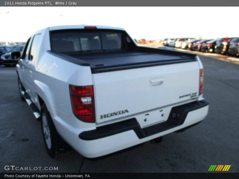 White / Gray 2011 Honda Ridgeline RTL