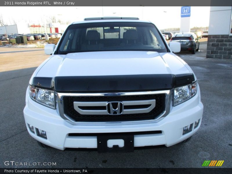 White / Gray 2011 Honda Ridgeline RTL