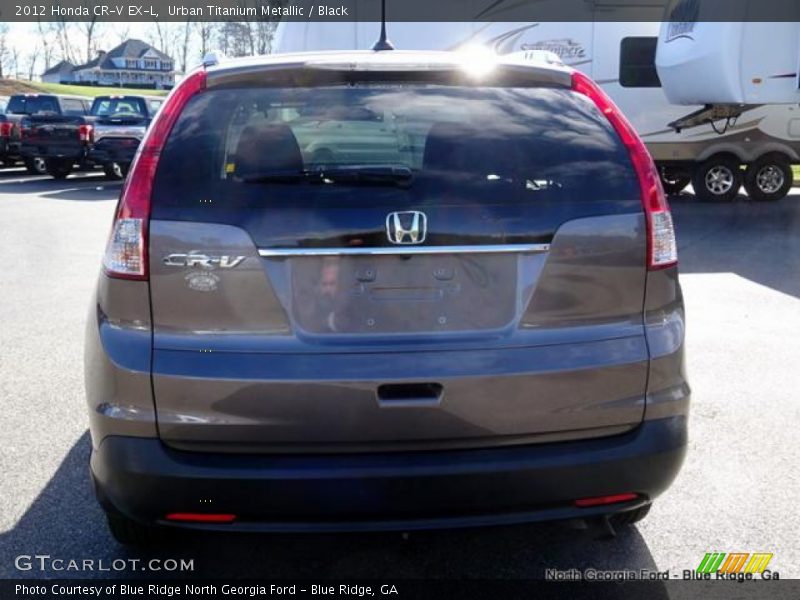 Urban Titanium Metallic / Black 2012 Honda CR-V EX-L