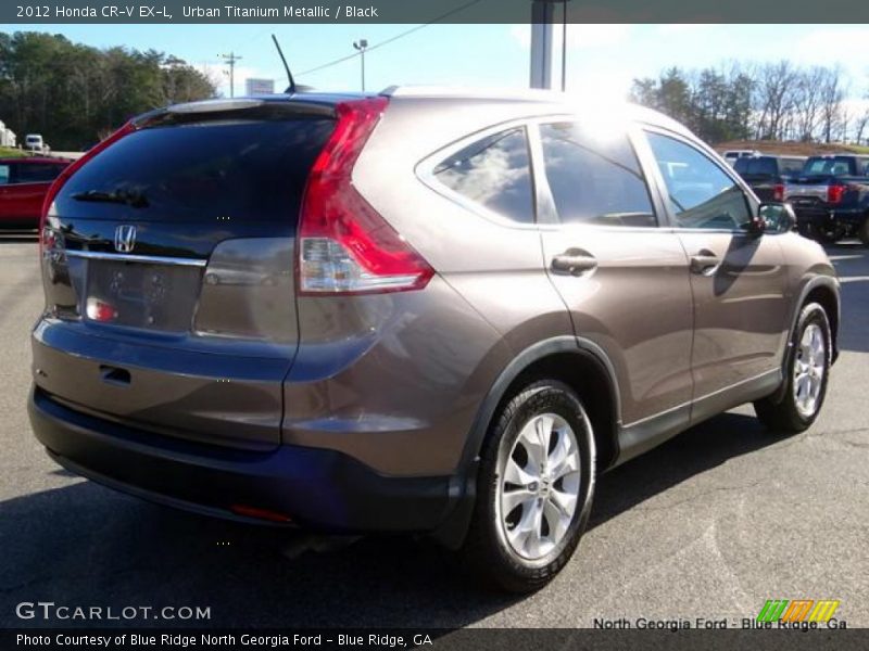 Urban Titanium Metallic / Black 2012 Honda CR-V EX-L