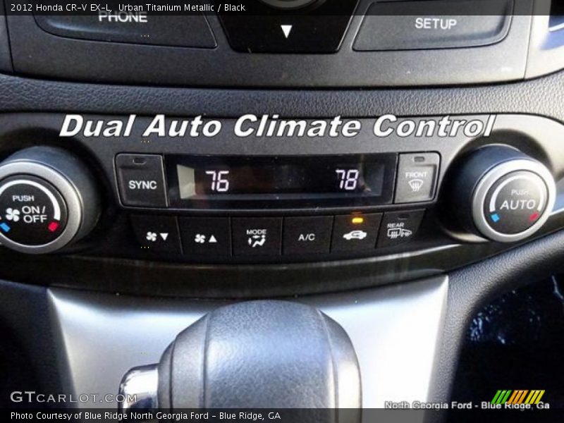 Urban Titanium Metallic / Black 2012 Honda CR-V EX-L