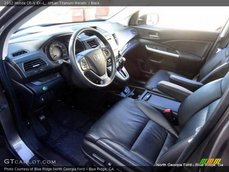 Urban Titanium Metallic / Black 2012 Honda CR-V EX-L