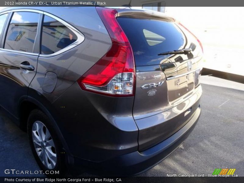 Urban Titanium Metallic / Black 2012 Honda CR-V EX-L