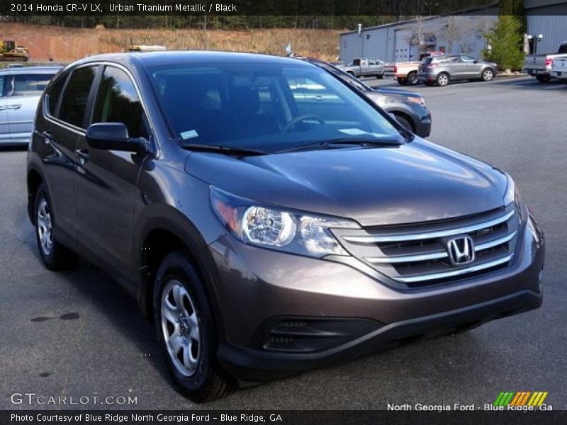 Urban Titanium Metallic / Black 2014 Honda CR-V LX