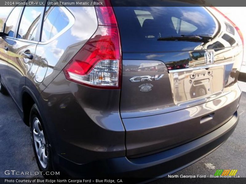 Urban Titanium Metallic / Black 2014 Honda CR-V LX