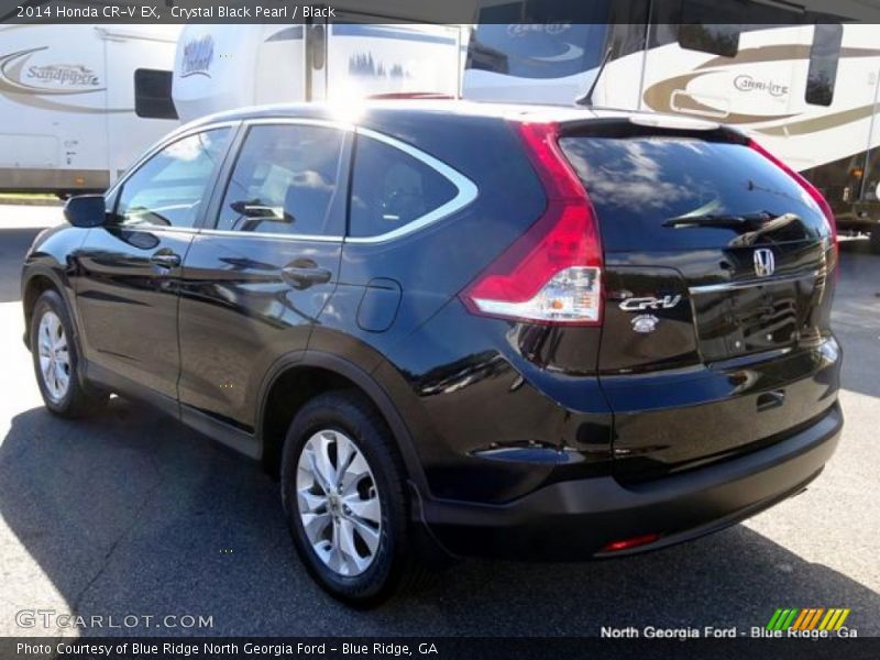 Crystal Black Pearl / Black 2014 Honda CR-V EX